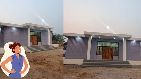 3D construction printing hut