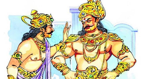 Dharmar with Beeman