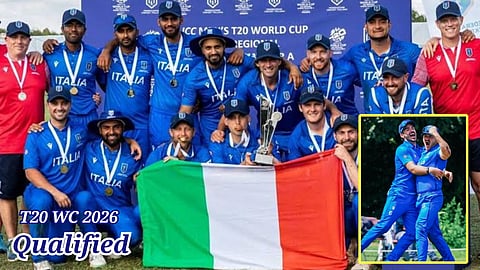 Italy Qualified t20 wc