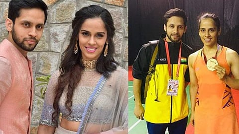 Saina Nehwal and her husband