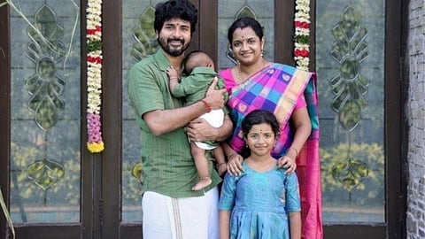 Sivakarthikeyan and family