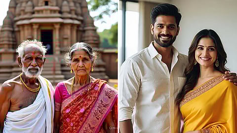 Tamilnadu  new couple and old couple