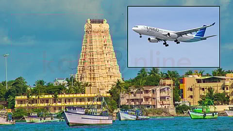 Ramanatha swamy temple and airplane