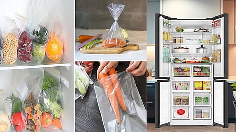 Fridge vegetales storage