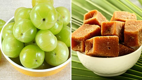 Jaggery and Gooseberry