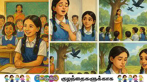 Friends in the classroom