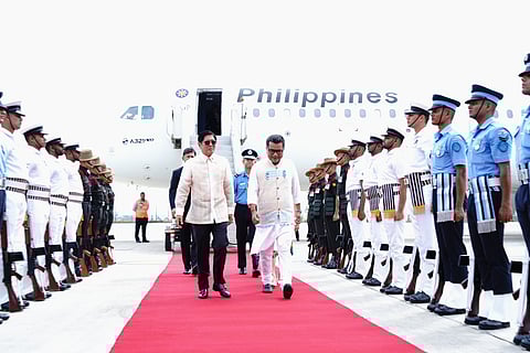 Philippines President Ferdinand R Marcos Jr arrived in New Delhi