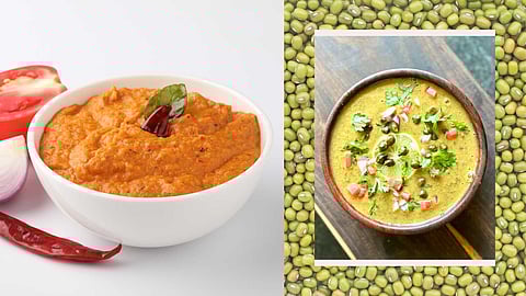 healthy Green Lentil Salna