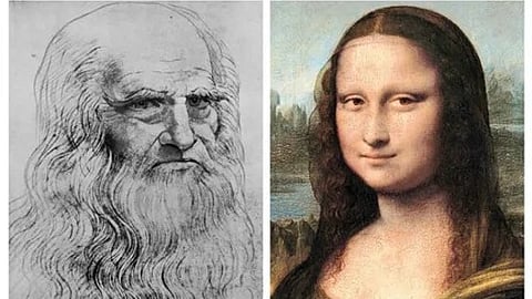 Leonardo da vinci and mona lisa