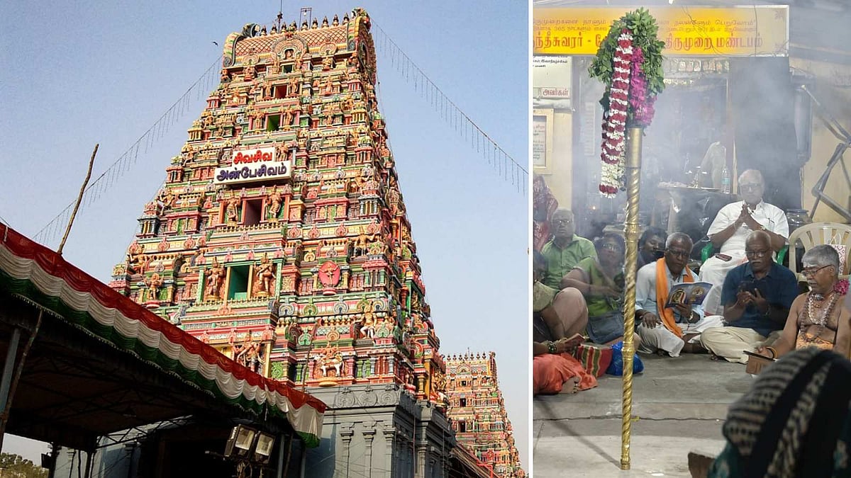 திருவான்மியூர் மருந்தீஸ்வரர் கோவிலில் நடந்த அதிசயம்: தானாக தரையில் நின்ற ரிஷப தண்டம்! 