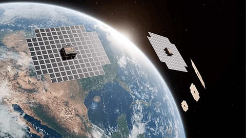 blur bird satellite