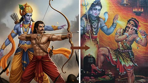 Arjuna and Kannappa