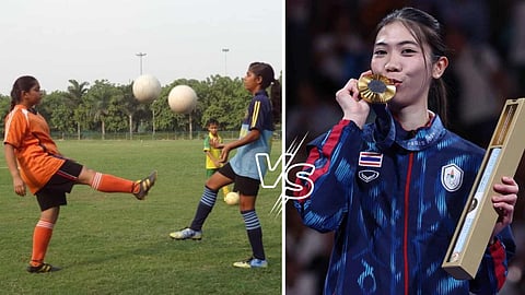 Indian player vs Chinese player