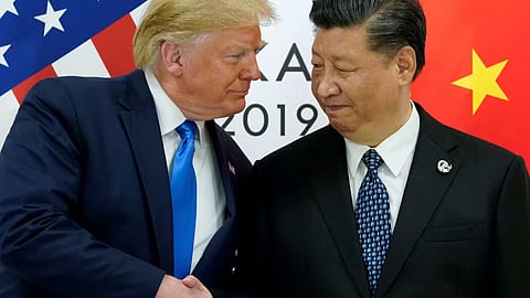 Xi Jinping and Donald Trump