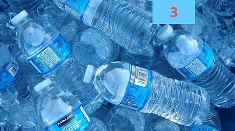 Plastic water bottle