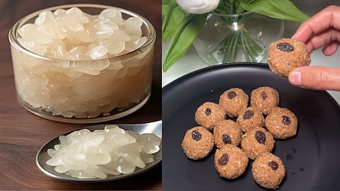 badam pisin laddu