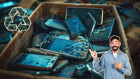 Mobile phone waste
