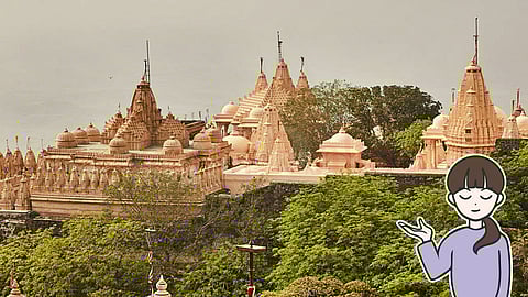 Satrunjaya Hill, Palitana city of Gujarat 