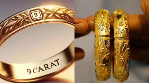 9 carat gold