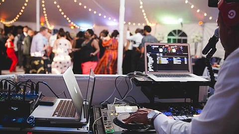 DJ at wedding