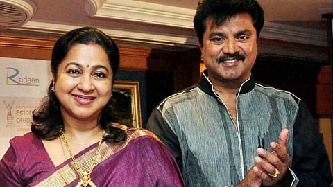 Sarath kumar and Radhika