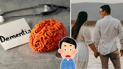 dementia and couple enjoying the nature