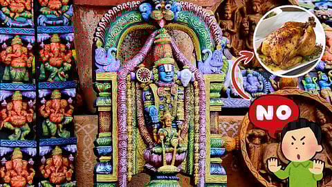 lord Perumal and non veg