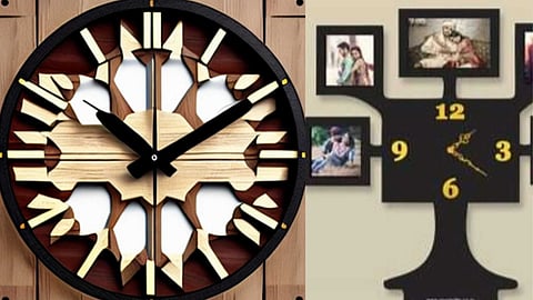 Wall clocks to decorate the bedroom