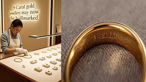 9 carat gold jewellery