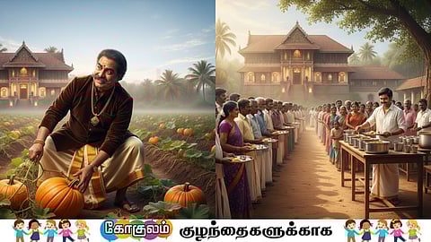 Zamindar steel the Pumpkin and his grandson provides free food 