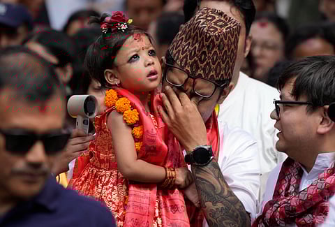Living Goddess in nepal 