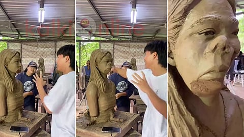 Sculpture punching