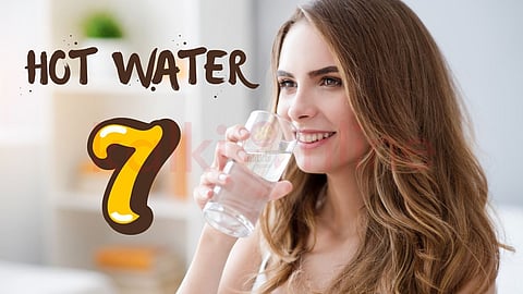 Hot water