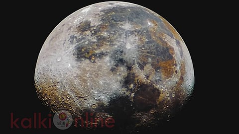 The moon is rusting