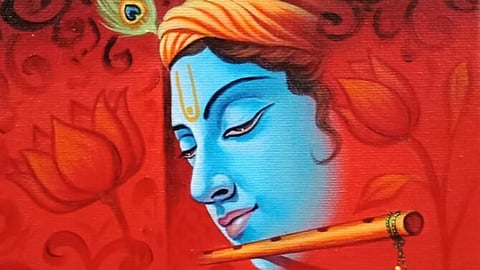 Sri Kannan with flute