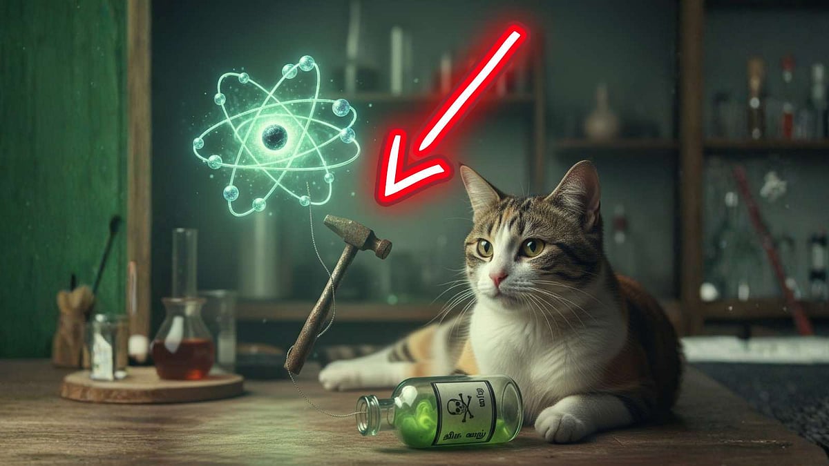 ஒரே நேரத்தில் உயிருடனும் உயிரில்லாமலும் ஒரு பூனை! விஞ்ஞான உலகையே குழப்பிய கதை!