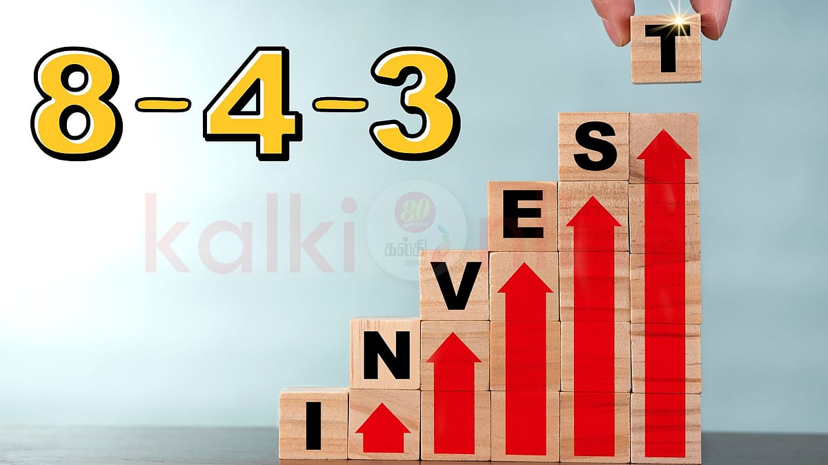 8-4-3 ரகசியம்! உங்கள் முதலீடு ரூ.1 கோடியை எட்ட இதை மட்டும் செய்தால் போதும்!
