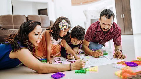 Smart children with Parents