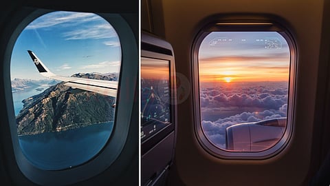 Airplane windows