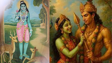 Sri Valli with Murugaperuman