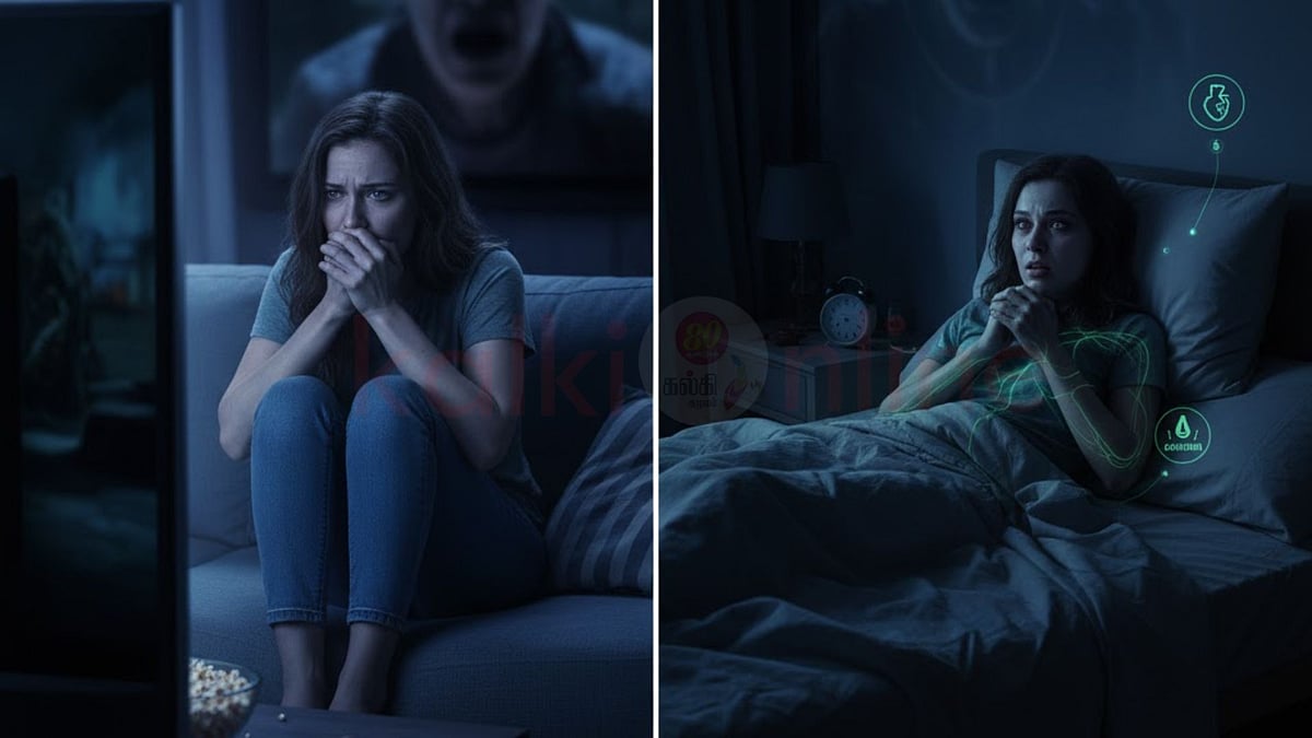 இரவில் திகில் படம் பார்க்கும் பழக்கம் உடையவரா நீங்கள்? போச்சு போங்க!