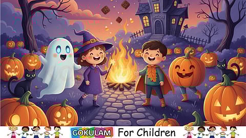 Friends enjoys spooky Halloween night