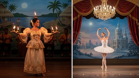 Russian Ballet and Philippine Bandango Cha Il Ao