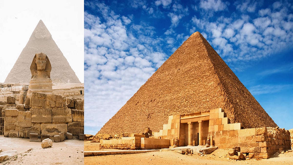 Egyptian pyramid எகிப்திய பிரமிடுகளின் பின்னால் மறைந்திருக்கும் மர்மம்!