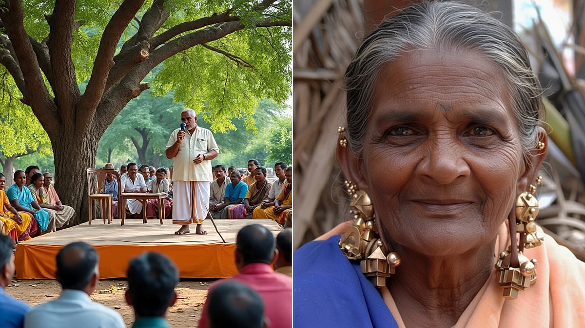 2 குட்டி கதைகள்: முகஸ்துதி - பாம்பட கிழவி 