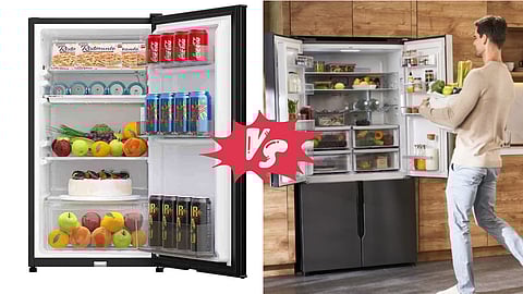 One door vs double door Fridge
