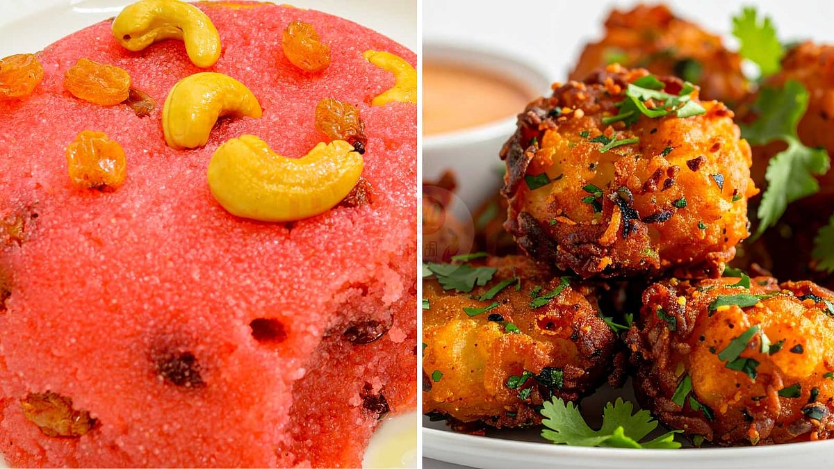 ஆரோக்கியமான அரிசி கேசரியும், அசத்தலான காலிஃபிளவர் போண்டாவும்!