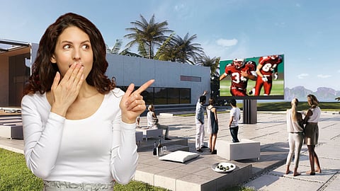 Porsche Design and C SEED TV I The world´s largest Outdoor TV