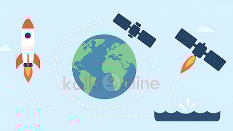 why satellites fall into ocean?