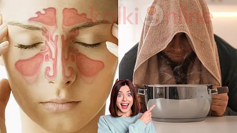 sinus problem and steam inhalation